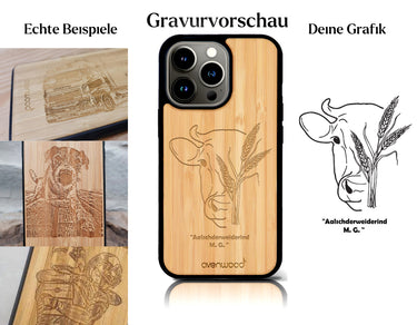INDIVIDUEL iPhone 15 Pro bambou plastique